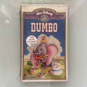 Walt Disney SEALED Masterpiece Collection DUMBO  rare VHS